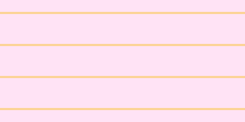 #ffcaee (50%), #fcd393 horizontal lines, seven pixels wide, ninety-eight pixels apart