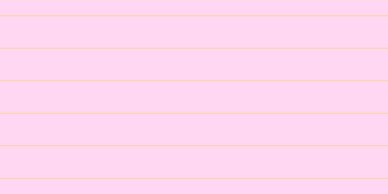 #ffcaee (75%), #fcd393 horizontal lines, two pixels wide, sixty-five pixels apart