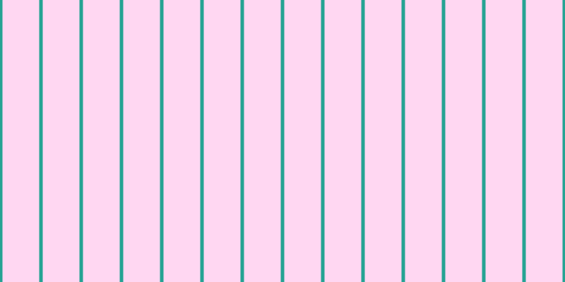 #ffcaee (75%), #25a393 vertical lines, five pixels wide, fifty-two pixels apart