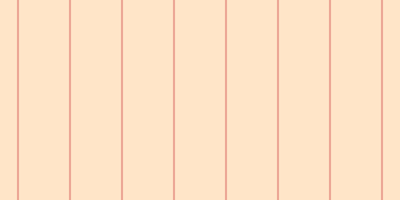 #ffce93 (50%), #eba393 vertical lines, four pixels wide, one hundred pixels apart
