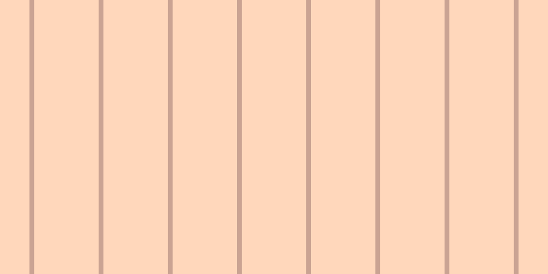 #ffd7bb, #caa393 vertical lines, seven pixels wide, ninety-four pixels apart