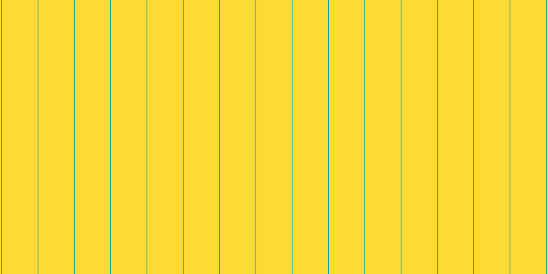 #ffd934, #04a393 vertical lines, one pixels wide, fifty-two pixels apart