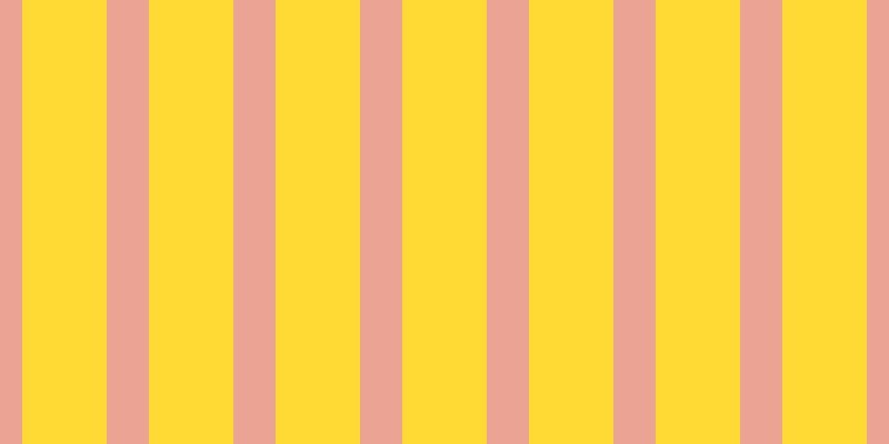 #ffd934, #eba393 vertical lines, thirty-eight pixels wide, seventy-six pixels apart