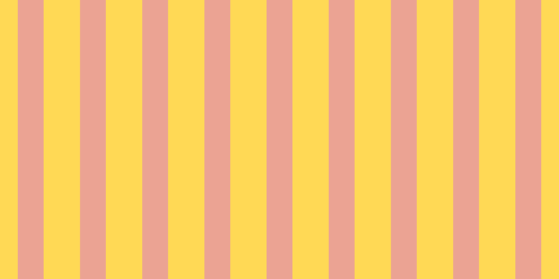 #ffd955, #eba393 vertical lines, thirty-seven pixels wide, fifty-two pixels apart