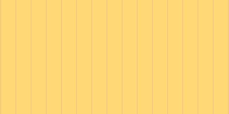 #ffd976, #eba393 vertical lines, one pixels wide, fifty-two pixels apart