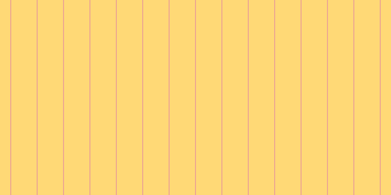 #ffd976, #eba393 vertical lines, two pixels wide, fifty-two pixels apart