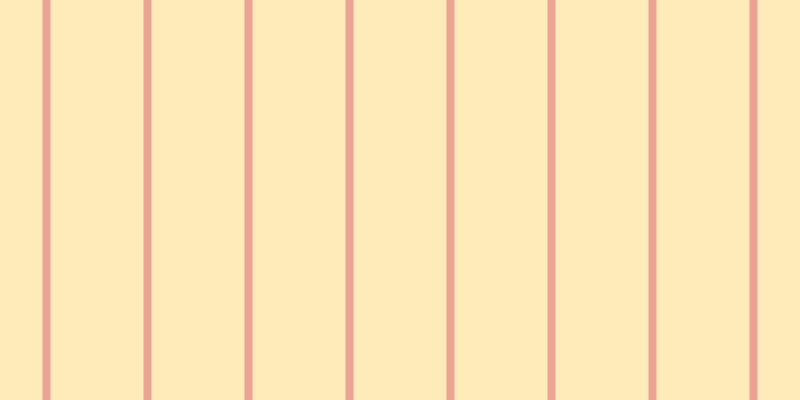 #ffd976 (50%), #eba393 vertical lines, eight pixels wide, ninety-three pixels apart
