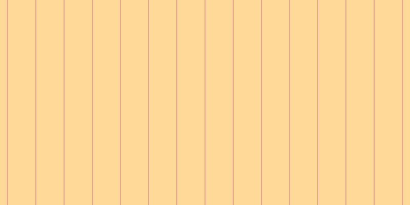 #ffd997, #eba393 vertical lines, two pixels wide, fifty-three pixels apart