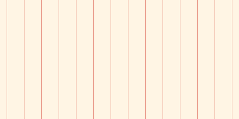 #ffd997 (25%), #eba393 vertical lines, two pixels wide, fifty-six pixels apart