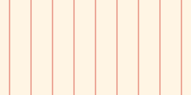 #ffd997 (25%), #eba393 vertical lines, six pixels wide, eighty-four pixels apart
