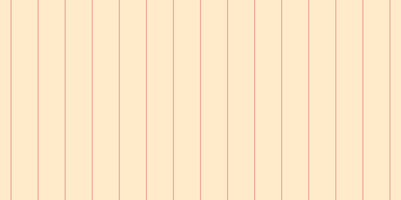 #ffd997 (50%), #eba393 vertical lines, two pixels wide, fifty-two pixels apart