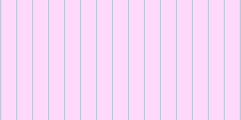 #ffd9fa, #04a393 vertical lines, one pixels wide, fifty-two pixels apart