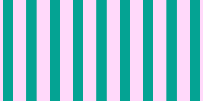 #ffd9fa, #04a393 vertical lines, forty pixels wide, fifty-two pixels apart