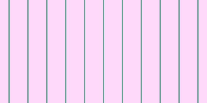#ffd9fa, #67a393 vertical lines, five pixels wide, sixty-eight pixels apart