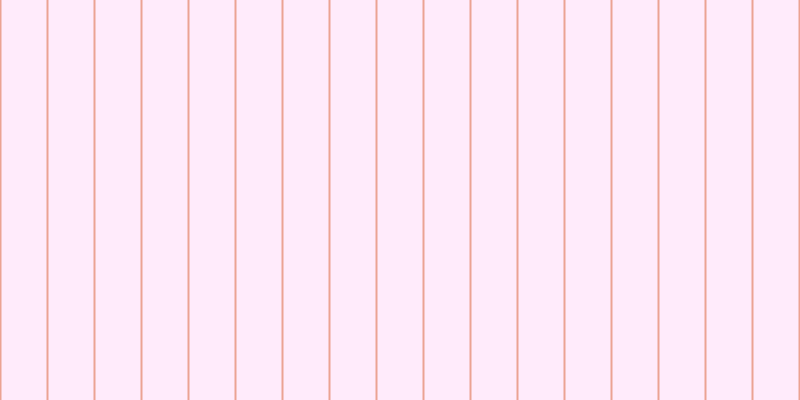 #ffd9fa (50%), #eba393 vertical lines, two pixels wide, forty-five pixels apart