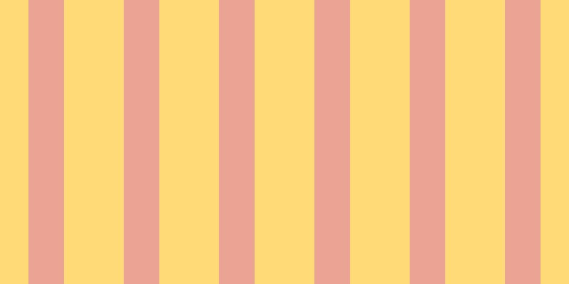 #ffda77, #eba393 vertical lines, fifty pixels wide, eighty-four pixels apart