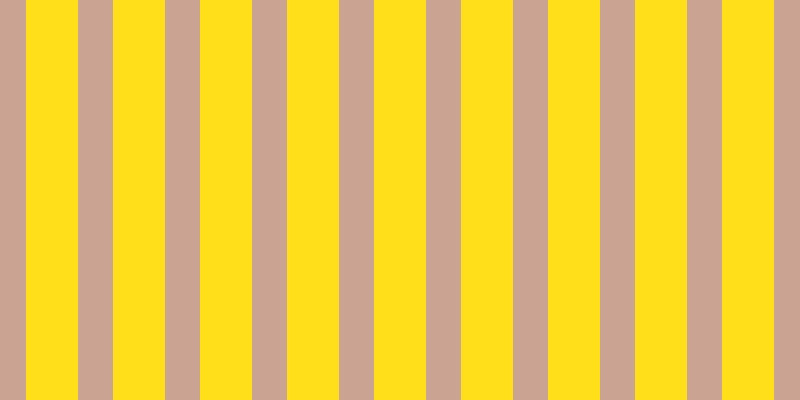 #ffde1a, #caa393 vertical lines, thirty-five pixels wide, fifty-two pixels apart