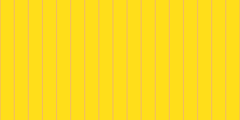 #ffde1a, #eba393 vertical lines, two pixels wide, forty-five pixels apart
