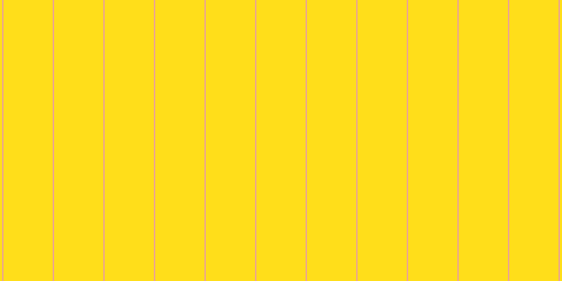 #ffde1a, #eba393 vertical lines, two pixels wide, seventy pixels apart
