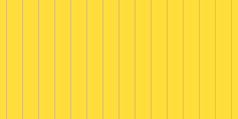 #ffde3b, #caa393 vertical lines, two pixels wide, fifty-two pixels apart