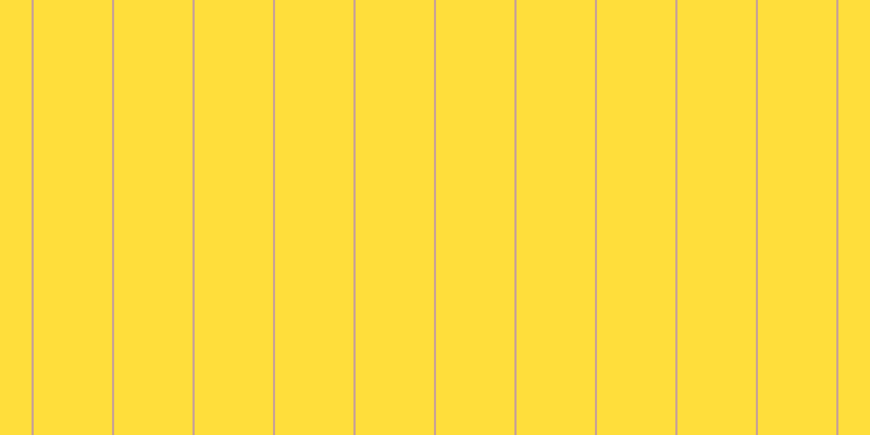 #ffde3b, #caa393 vertical lines, two pixels wide, seventy-two pixels apart