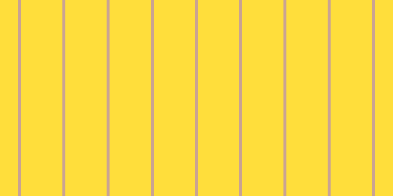 #ffde3b, #caa393 vertical lines, six pixels wide, eighty-four pixels apart