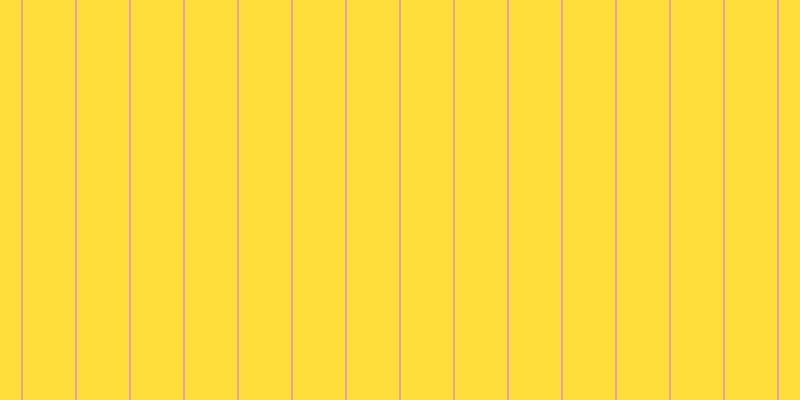 #ffde3b, #eba393 vertical lines, two pixels wide, fifty-two pixels apart