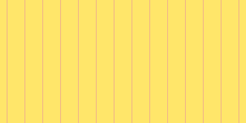 #ffde3b (75%), #eba393 vertical lines, two pixels wide, fifty-six pixels apart