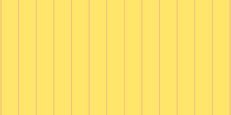 #ffde3b (75%), #eba393 vertical lines, two pixels wide, fifty-nine pixels apart