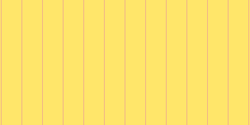 #ffde3b (75%), #eba393 vertical lines, two pixels wide, sixty-four pixels apart