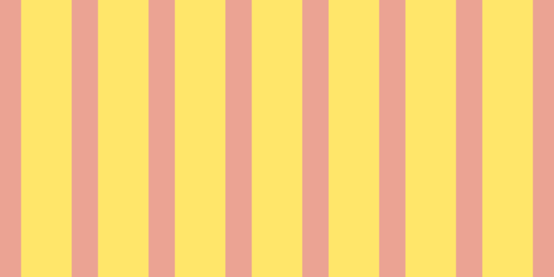 #ffde3b (75%), #eba393 vertical lines, thirty-eight pixels wide, seventy-three pixels apart
