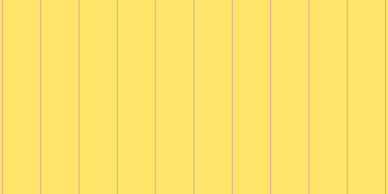 #ffde3b (75%), #eba393 vertical lines, two pixels wide, seventy-seven pixels apart