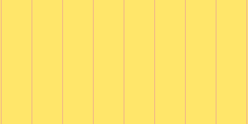 #ffde3b (75%), #eba393 vertical lines, two pixels wide, ninety-seven pixels apart