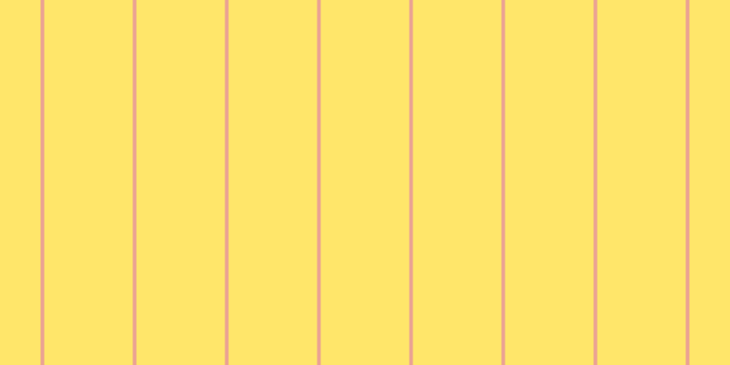 #ffde3b (75%), #eba393 vertical lines, four pixels wide, ninety-seven pixels apart