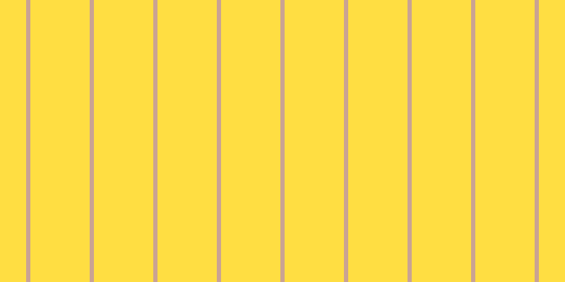 #ffde42, #caa393 vertical lines, six pixels wide, eighty-four pixels apart