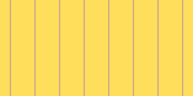 #ffde5c, #caa393 vertical lines, five pixels wide, ninety-seven pixels apart