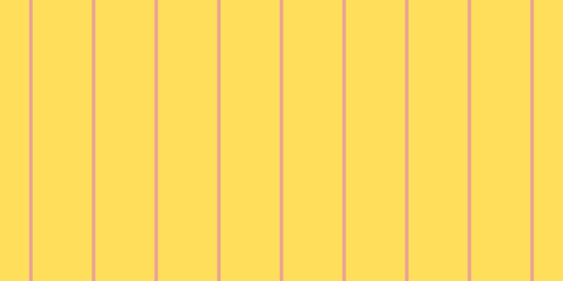 #ffde5c, #eba393 vertical lines, five pixels wide, eighty-four pixels apart