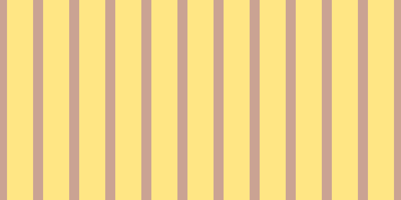 #ffde5c (75%), #caa393 vertical lines, twenty pixels wide, fifty-two pixels apart