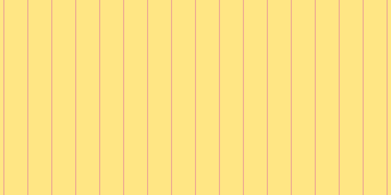 #ffde5c (75%), #eba393 vertical lines, two pixels wide, forty-seven pixels apart