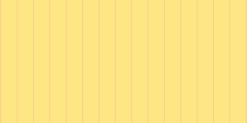 #ffde5c (75%), #eba393 vertical lines, one pixels wide, fifty-two pixels apart