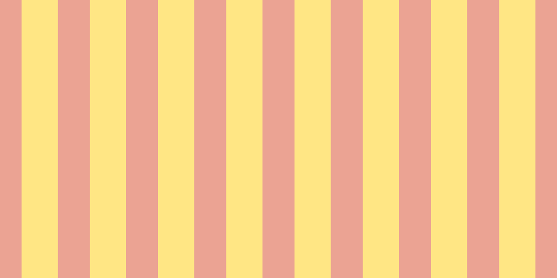 #ffde5c (75%), #eba393 vertical lines, forty-six pixels wide, fifty-two pixels apart