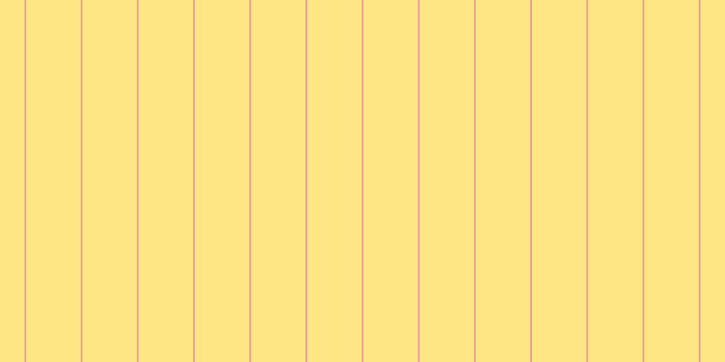 #ffde5c (75%), #eba393 vertical lines, two pixels wide, sixty pixels apart