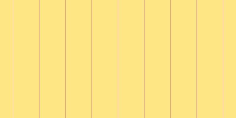#ffde5c (75%), #eba393 vertical lines, two pixels wide, eighty-seven pixels apart