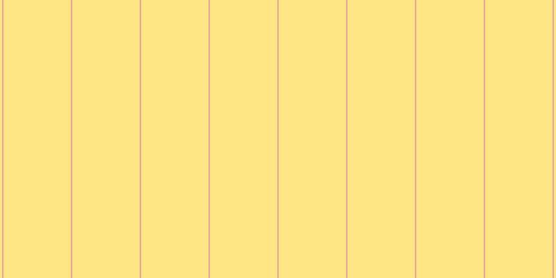 #ffde5c (75%), #eba393 vertical lines, two pixels wide, ninety-seven pixels apart