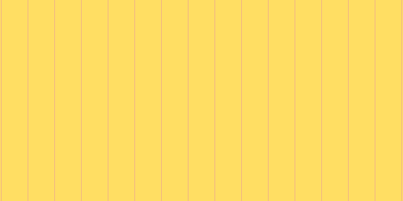 #ffde63, #eba393 vertical lines, one pixels wide, fifty-two pixels apart