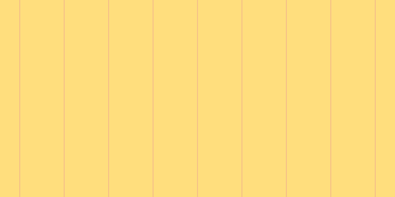 #ffde7d, #eba393 vertical lines, one pixels wide, eighty-nine pixels apart