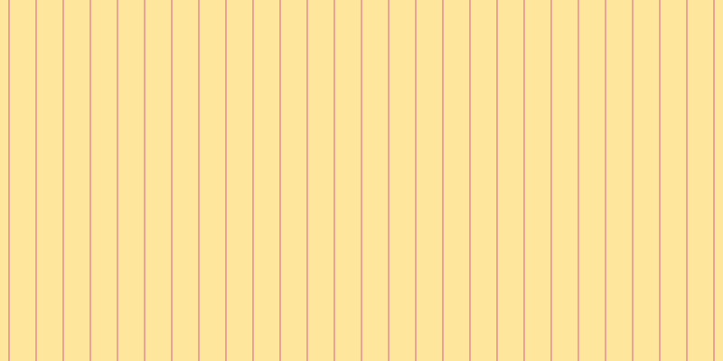 #ffde7d (75%), #eba393 vertical lines, two pixels wide, twenty-eight pixels apart