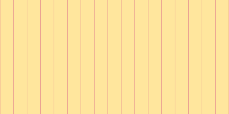 #ffde7d (75%), #eba393 vertical lines, two pixels wide, forty-five pixels apart