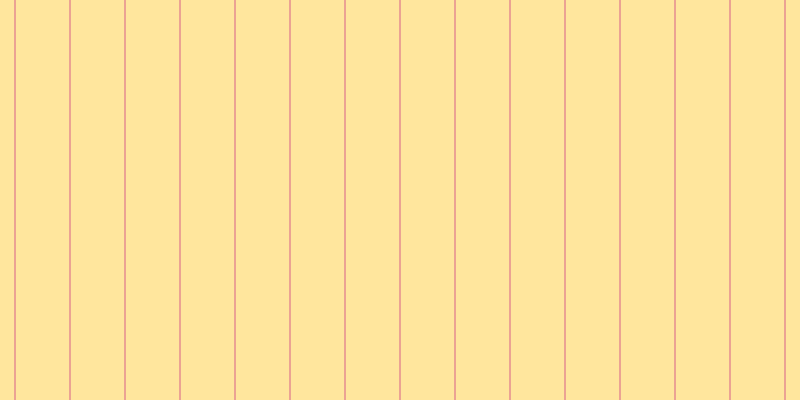 #ffde7d (75%), #eba393 vertical lines, two pixels wide, fifty-three pixels apart