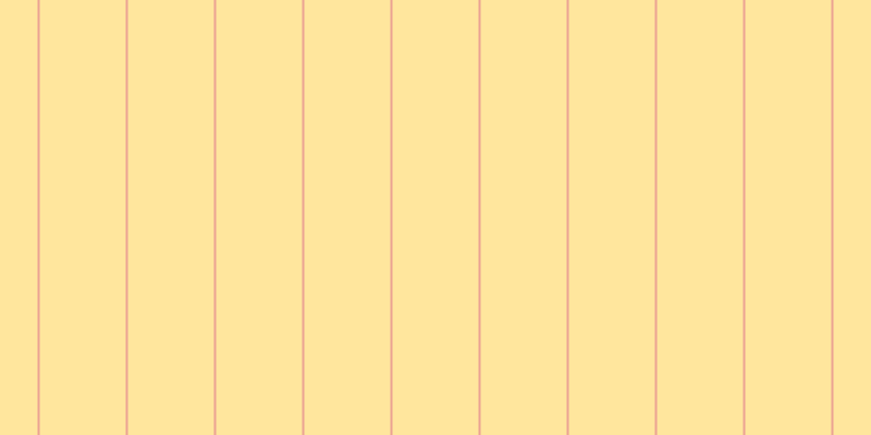 #ffde7d (75%), #eba393 vertical lines, two pixels wide, seventy-nine pixels apart